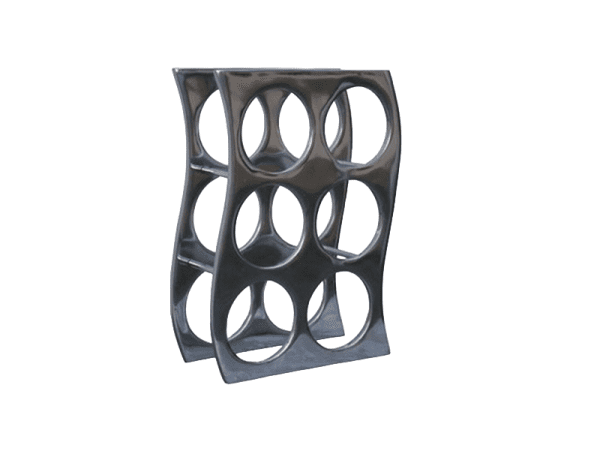 Elegant wine bottle holder rack showcasing stylish and functional design, ideal for organizing and displaying wine bottles. Perfect for enhancing any space.