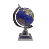 Sturdy aluminum base globe featuring a sleek, modern design with a polished finish. The globe is securely mounted on a robust aluminum stand, providing stability and durability. Ideal for both decorative and educational purposes.