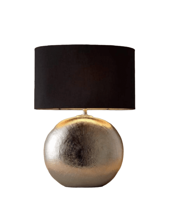 Contemporary aluminum decorative lamp with a sleek, minimalist design and adjustable light, showcasing a brushed aluminum finish and modern aesthetics