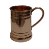 Classic copper tankard with a sturdy handle and polished finish, ideal for serving beer and ale. Durable and elegant, perfect for home bars and special occasions.