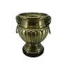 Antique finish ice bucket with elegant vintage design, perfect for chilling beverages and enhancing decor.