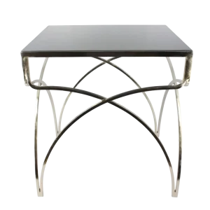 Sophisticated square table with a luxurious marble top and sturdy base. Ideal for dining, coffee, or accent use, adding timeless elegance and functionality to any space.