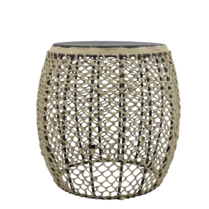 Contemporary round-top table with a sleek design, ideal for modern interiors. Features a smooth surface and durable construction, suitable for dining, living rooms, or office spaces.