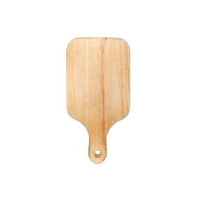 Wooden chopping board with a smooth, natural wood grain finish, featuring a sturdy and spacious surface, ideal for cutting and serving in the kitchen.