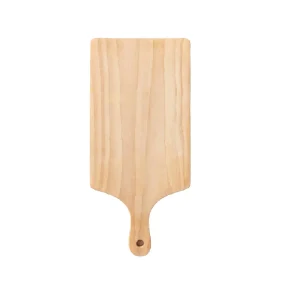 Wood chopping board with a smooth, natural wood grain finish, providing a sturdy, elegant surface for cutting and serving, ideal for kitchen use.